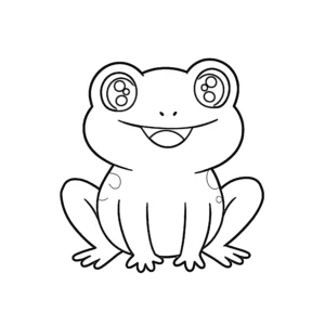 coloriage Grenouille à imprimer pour enfant de 10 ans