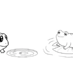 coloriage Grenouille gratuit a imprimer