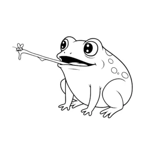 coloriage Grenouille à imprimer pour enfant de 12 ans