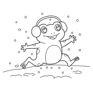 coloriage Grenouille à imprimer pour enfant de 8 ans
