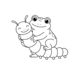 coloriage Grenouille gratuit en ligne