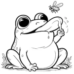 coloriage Grenouille à imprimer pour enfant de 12 ans