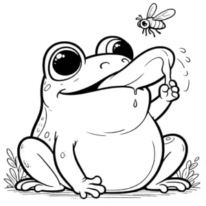 coloriage Grenouille à imprimer pour enfant de 12 ans