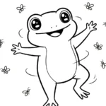 coloriage Grenouille à imprimer gratuit