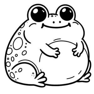 coloriage Grenouille pour enfants à imprimer