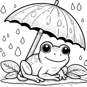 coloriage Grenouille pour enfants à imprimer