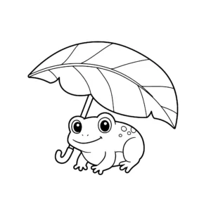 coloriage Grenouille et dessin a imprimer