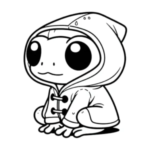 coloriage Grenouille et decoupage a imprimer gratuit