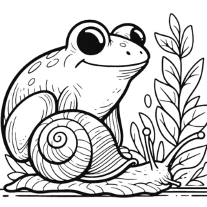 coloriage Grenouille à imprimer pdf