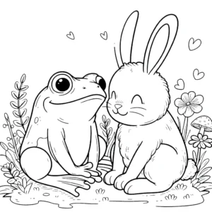 coloriage Grenouille pour enfant de 10 ans