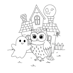 coloriage Hibou à imprimer pdf