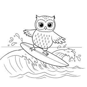 coloriage Hibou en ligne