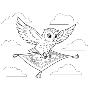 coloriage Hibou pour enfant