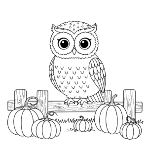 coloriage Hibou a colorier en ligne gratuitement