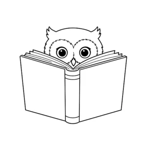 imprimer coloriage Hibou pour enfant