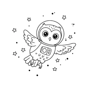 coloriage Hibou à imprimer gratuitement