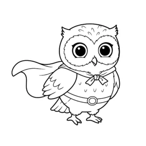 coloriage Hibou a imprimer gratuitement
