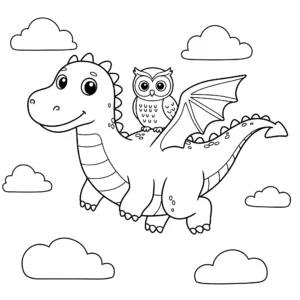 coloriage Hibou d
