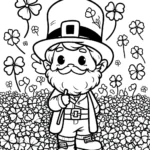 coloriage Leprechaun à imprimer gratuitement pdf