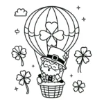coloriage Leprechaun pour enfants