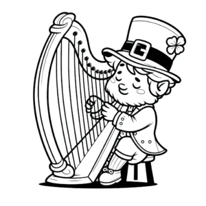 coloriage Leprechaun pour enfant de 6 ans