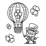 image pour coloriage Leprechaun enfant