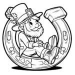 coloriage Leprechaun pour enfant