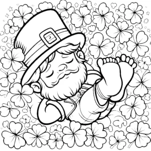 coloriage Leprechaun a colorier en ligne gratuitement