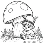 coloriage Leprechaun à imprimer pdf gratuit