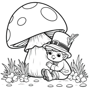 coloriage Leprechaun à imprimer pdf gratuit