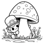 coloriage Leprechaun a imprimer