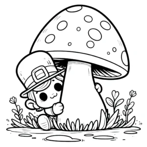 coloriage Leprechaun a imprimer