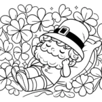 coloriage Leprechaun a dessiner et imprimer