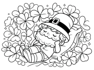 coloriage Leprechaun a dessiner et imprimer