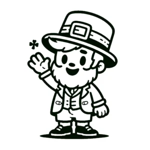 coloriage Leprechaun gratuit