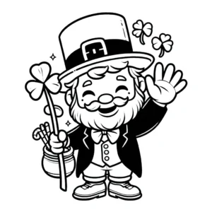 coloriage Leprechaun à imprimer pdf gratuit