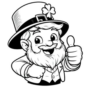coloriage Leprechaun a dessiner en ligne