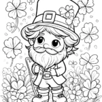 coloriage Leprechaun à imprimer pour enfant de 12 ans