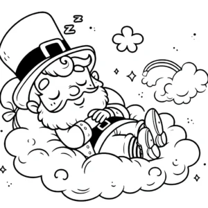 coloriage Leprechaun a colorier en ligne gratuitement