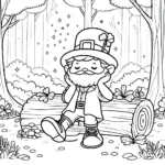 coloriage Leprechaun pour enfant de 6 ans