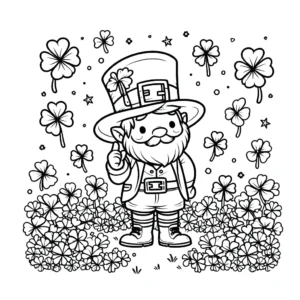 a imprimer coloriage Leprechaun gratuit