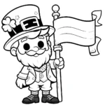 imprimer coloriage Leprechaun