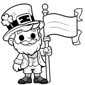 imprimer coloriage Leprechaun