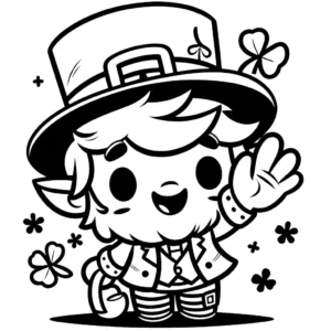 coloriage Leprechaun d