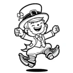 coloriage Leprechaun gratuit en ligne