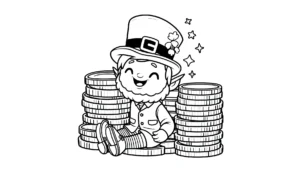 coloriage Leprechaun à imprimer pour enfant de 4 ans
