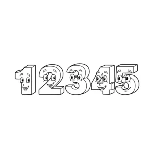 coloriage Les Numberblocks 1 à 5 en ligne à imprimer gratuitement pdf