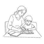 coloriage Maman a colorier en ligne
