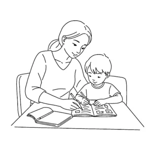 coloriage Maman a colorier en ligne