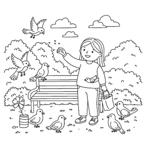 image pour coloriage Maman enfant